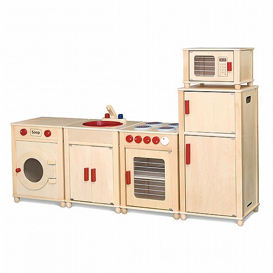 מטבח עץ טבעי 5 חלקים VIGA