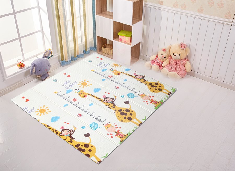 מזרן פעילות PVC מתקפל דגם חיות