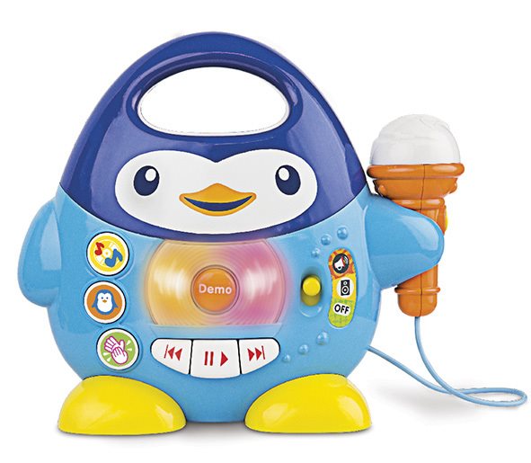 הפינגווין המנגן+ מיקרופון winfun