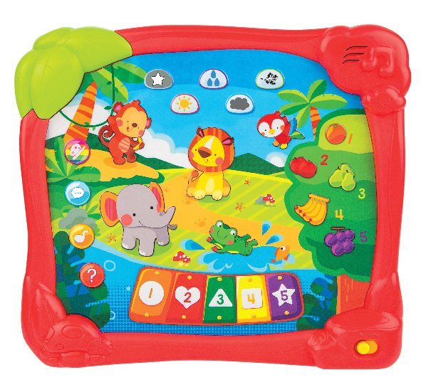 לוח לימודי חיות ג'נגל iam toys