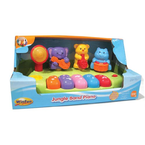 פסנתר חיות מנגנות + מיקרופון אורקולי winfun