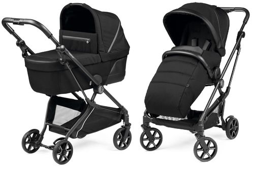 עגלת תינוק ויואצ'ה Vivace עם קיפול סופר קומפקטי ואמבטיה מרווחת ומשודרגת - צבע LICORICE פג פרגו- חדש תצוגה!!