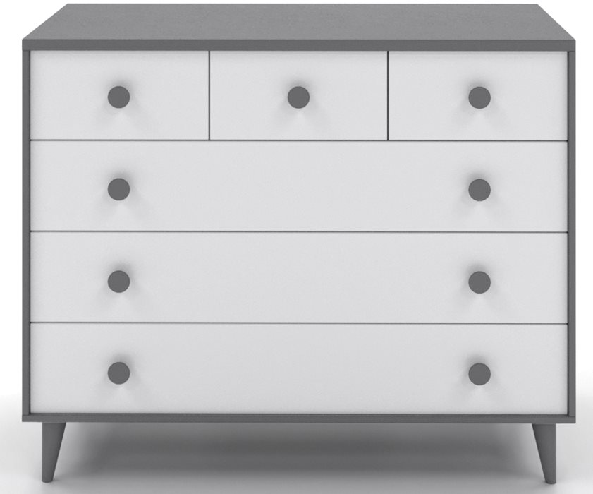 שידה עדן גוף אפור 120 ס"מ שניר