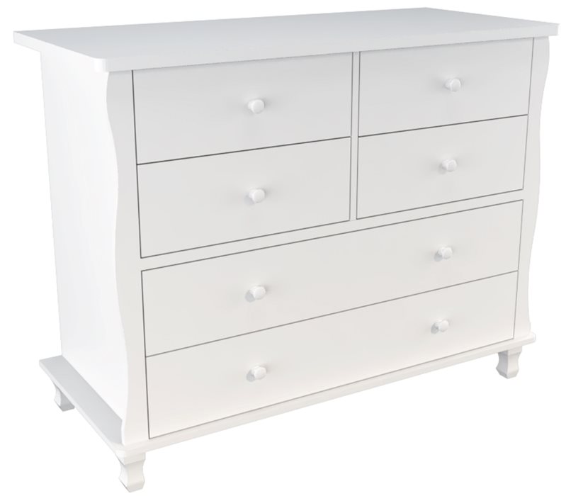 שידה נטע שמנת 120 ס"מ שניר