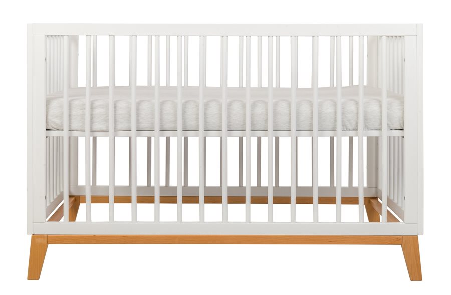 מיטה תינוק מעבר וויני לבן טבעי שניר