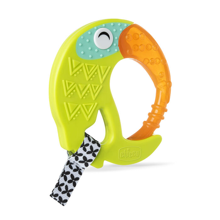 נשכן/רעשן צ’יקו תוכי – +Chicco Toucan Fresh 6m