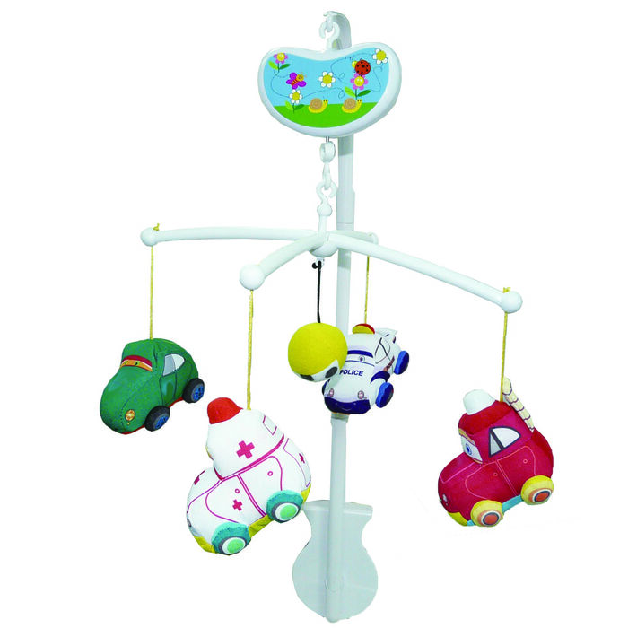 מובייל מוסיקלי ביבה טויס – Biba Toys Happy Cars Musical Mobile