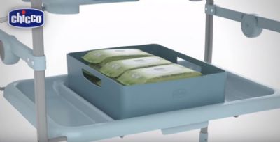 אמבטיה עם משטח החתלה מתקפל Chicco Cuddle Bubble Comfort