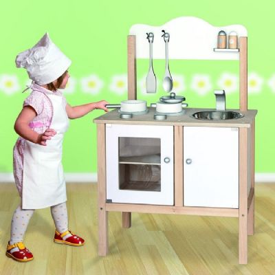 מטבח לילדים מפואר מעץ מלא NOBLE