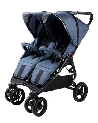 עגלת תאומים ואחים KOOKOO דגם 24 צבע שחור