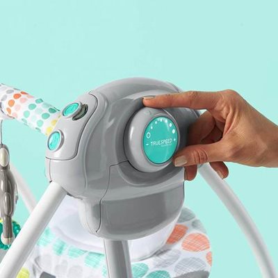 מיני נדנדה חיות שובבות תגיס ברייט סטארטס bright starts מגיל לידה ועד משקל 9 ק"ג