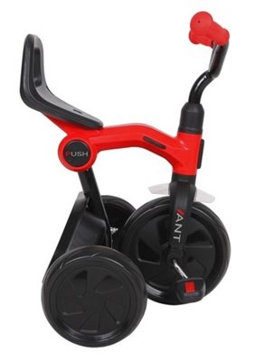 תלת אופן מתקפל עם מוט דחיפה מתנתק Ant Plus - Q Play