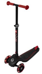 קורקינט לילדים ידית מתקפלת, אורות בגלגלים ועל גבי המשטח Future - Q Play