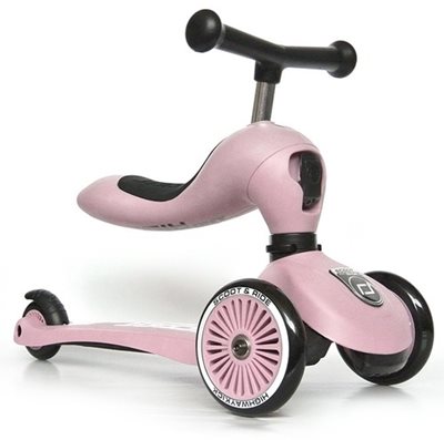 קורקינט רב שלבי ישיבה / עמידה 2 ב 1 דגם Highwaykick 1-5 עם מונע התהפכות - SCOOT and RIDE