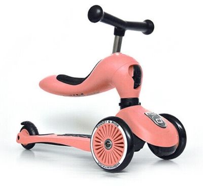 קורקינט רב שלבי ישיבה / עמידה 2 ב 1 דגם Highwaykick 1-5 עם מונע התהפכות - SCOOT and RIDE