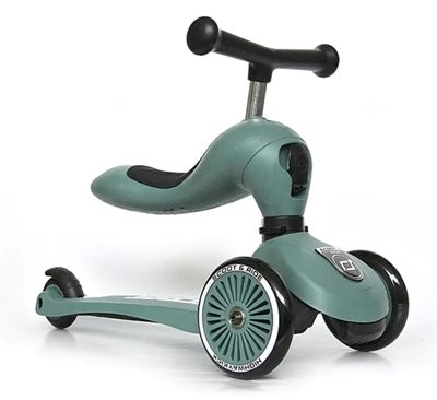 קורקינט רב שלבי ישיבה / עמידה 2 ב 1 דגם Highwaykick 1-5 עם מונע התהפכות - SCOOT and RIDE