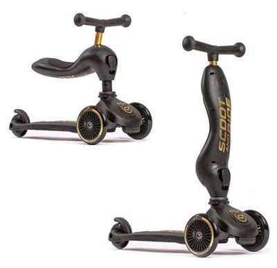 קורקינט רב שלבי ישיבה / עמידה 2 ב 1 דגם Highwaykick 1-5 עם מונע התהפכות - SCOOT and RIDE