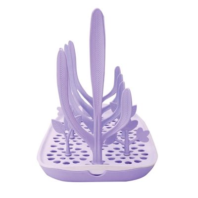 מתקן לייבוש בקבוקים טוויגי – Twigy Flawless™ Bottle Drying Rack סגול בהיר וכהה - Light Dark Purple