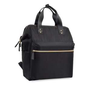 תיק החתלה גב רוכסן אינפנטי שחור