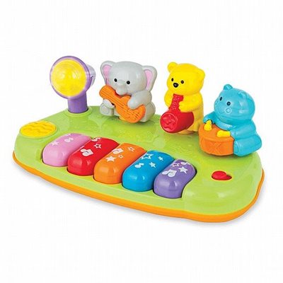 פסנתר חיות מנגנות ומיקרופון אורקולי Winfun