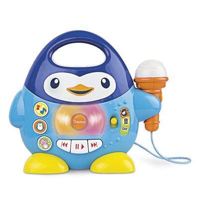 הפינגווין מנגן ומיקרופון Winfun