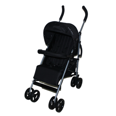 טיולון RUDY עם פגוש – שחור