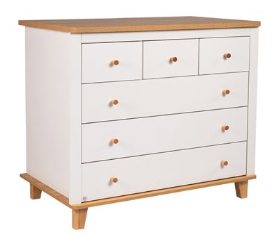 שידה גלעד - לבן טבעי 120 ס"מ שניר