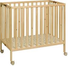 עריסה מתקפלת לתינוק מעץ הופכת ללול כולל מזרן נושם לבן או טיבעי