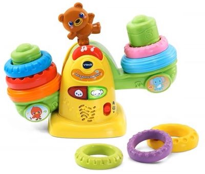 מאזניים מנגנות ומאירות ללימוד מספרים, צבעים והפכים ויטק