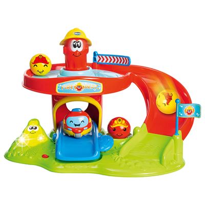 תחנת כיבוי עם כדורים מתגלגלים צ’יקו – Toy Turbo Ball Rolling Spinner Chicco