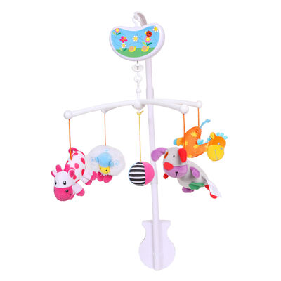 מובייל מוסיקלי ביבה טויס – Biba Toys Happy Farm Musical Mobile