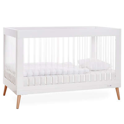 מיטת תינוק דייניז אמנדה לבן/אקריל – Dainy’s Amanda™ Baby Bed White/acrylic 130×70 cm