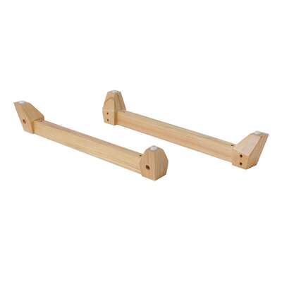 סט רגליים נמוכות לשידת אחסנה דייניז קיילי/קלואי לבן קלאסי – Dainy’s Chloie/Kylie Dresser lower legs 8cm Classic White