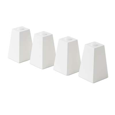 סט רגליים נמוכות לשידת אחסנה דייניז ראנצ’/ריין לבן קלאסי – Dainy’s Ranch/Rain Dresser lower legs 8cm Classic White