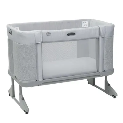 עריסה  מיטת מעבר צ’יקו נקסט2מי פוראבר דגם Chicco Next2Me Forever – Ash