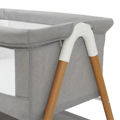 עריסה לתינוק טוויגי דאלאס מסגרת דמוי עץ – Twigy Dallas Baby Crib