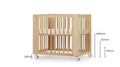 מיטת תינוק ספיריט לבן – 8 ב1