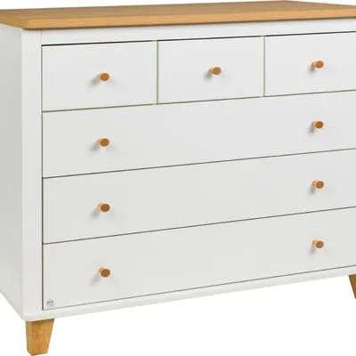 שידה רותם לבן טבעי שניר