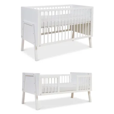 מיטה 2 ב 1- קמליה לבן שניר