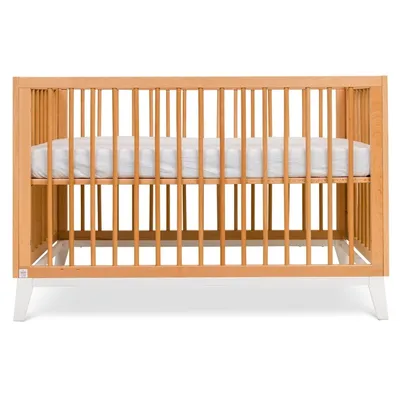 מיטה תינוק וויני טבעי בסיס לבן שניר