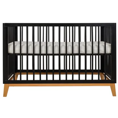 מיטה תינוק וויני שחור טבעי שניר