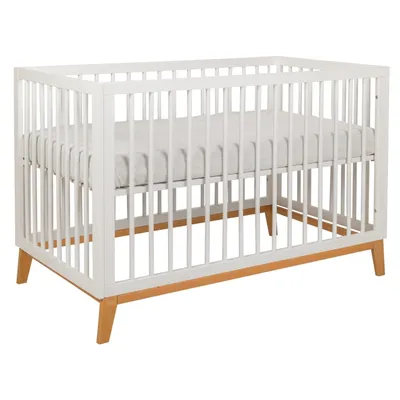 מיטה תינוק וויני לבן טבעי שניר