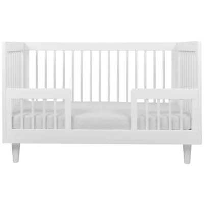 מיטה תינוק מעבר בוהו לבן שניר