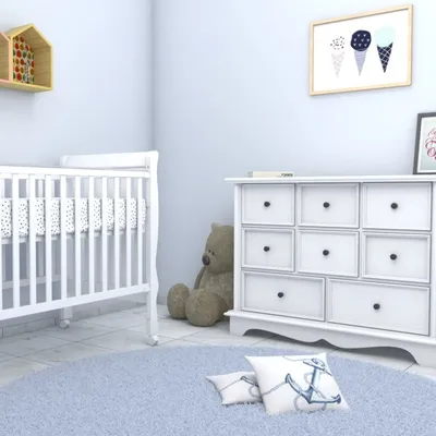 חדר לתינוק לואיזיאנה לבן שניר