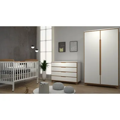 חדר לתינוק אתונה לבן טבעי שניר