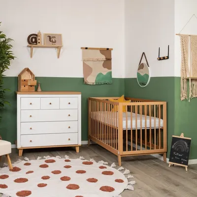 חדר לתינוק מומבאי לבן טבעי שניר