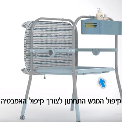 אמבטיה עם משטח החתלה מתקפל צ’יקו קאדל אנד באבל – Chicco Cuddle & Bubble