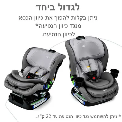 כסא בטיחות POPLAR מבית BRITAX צבע אפור