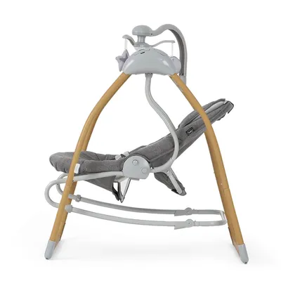 נדנדה וטרמפולינה לתינוק טוויגי מונטנה ביי מסגרת עץ – Twigy Montana Bay™ 2 in 1