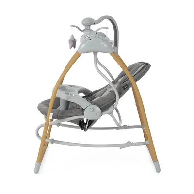 נדנדה וטרמפולינה לתינוק טוויגי מונטנה ביי מסגרת עץ – Twigy Montana Bay™ 2 in 1